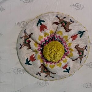 Mini Boden NWT Horse knit beret size 5-8